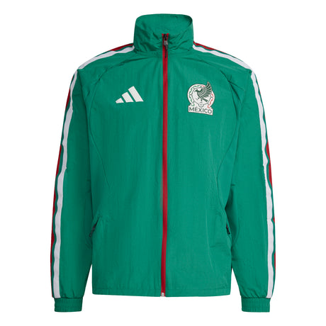 adidas Mexico Home Anthem Men's Soccer Jacket - Green/White