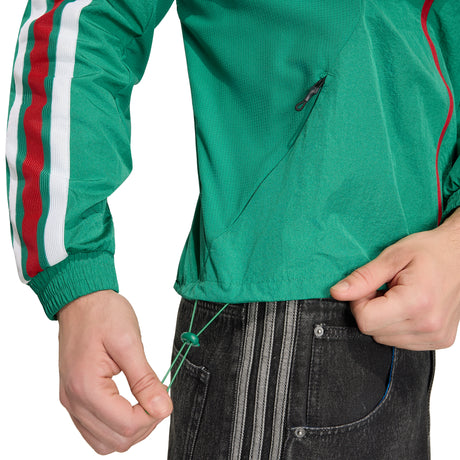 adidas Mexico Home Anthem Men's Soccer Jacket - Green/White