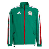 adidas Mexico Home Anthem Youth Soccer Jacket - Green/White