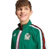 adidas Mexico Home Anthem Youth Soccer Jacket - Green/White