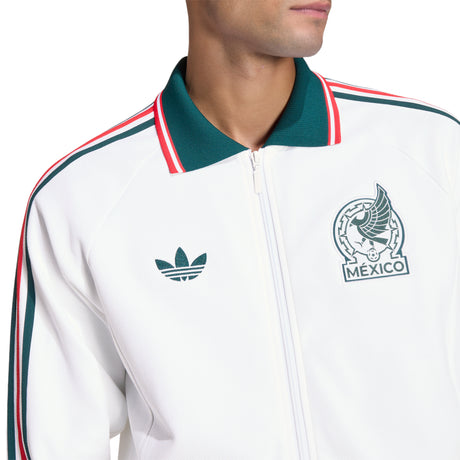 adidas Mexico Away Anthem Men's Soccer Jacket - White