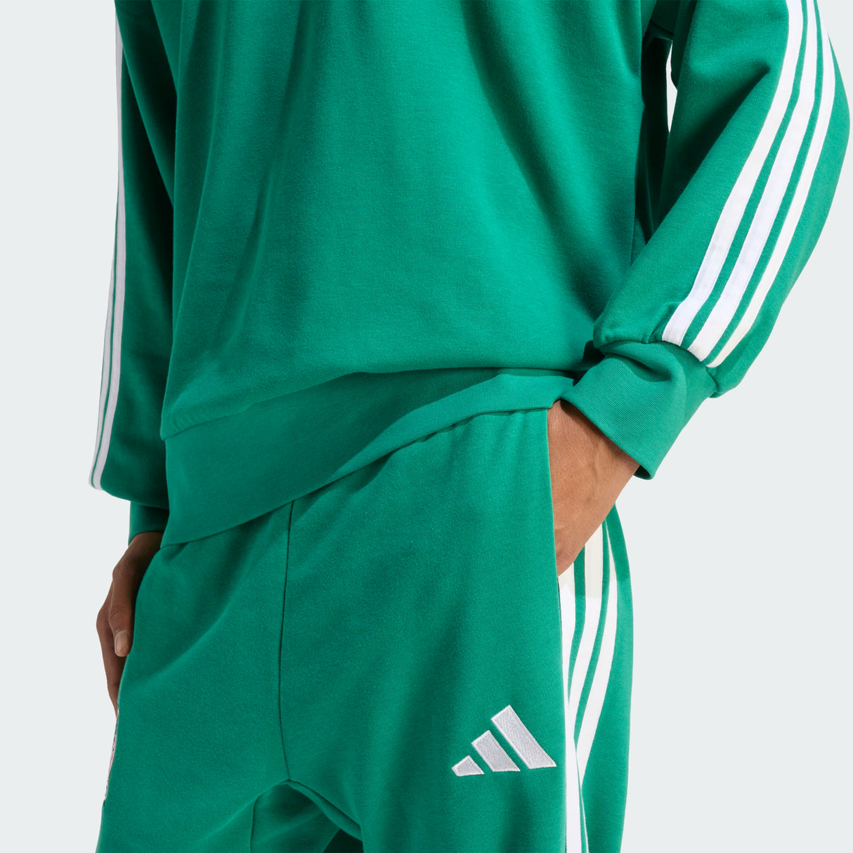 adidas Mexico DNA Men's Soccer Crew Sweat -Green