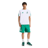 Shorts de fútbol de vellón adidas México ADN para hombre - Verde