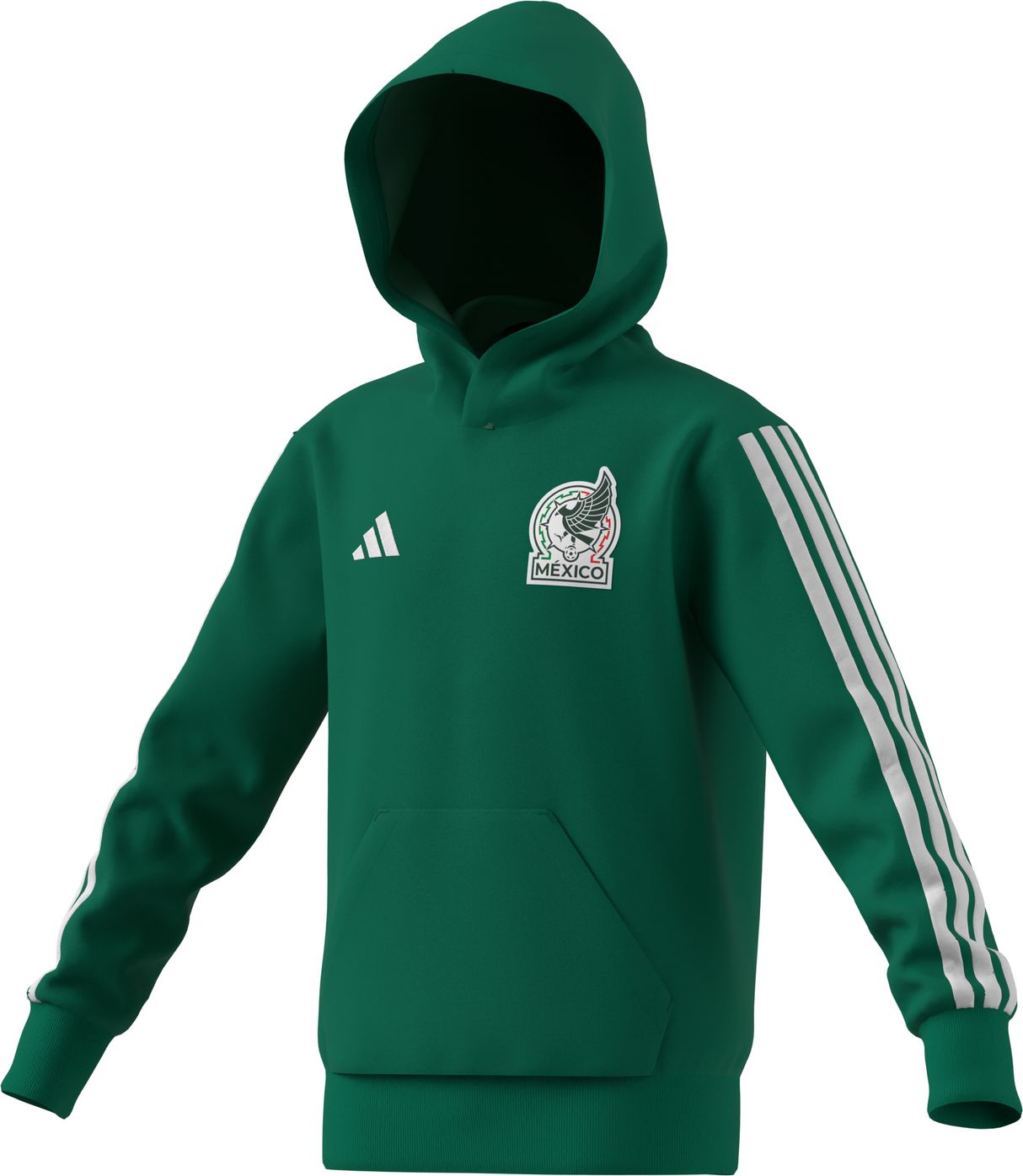 adidas Mexico DNA Youth Soccer Hoodie - Green