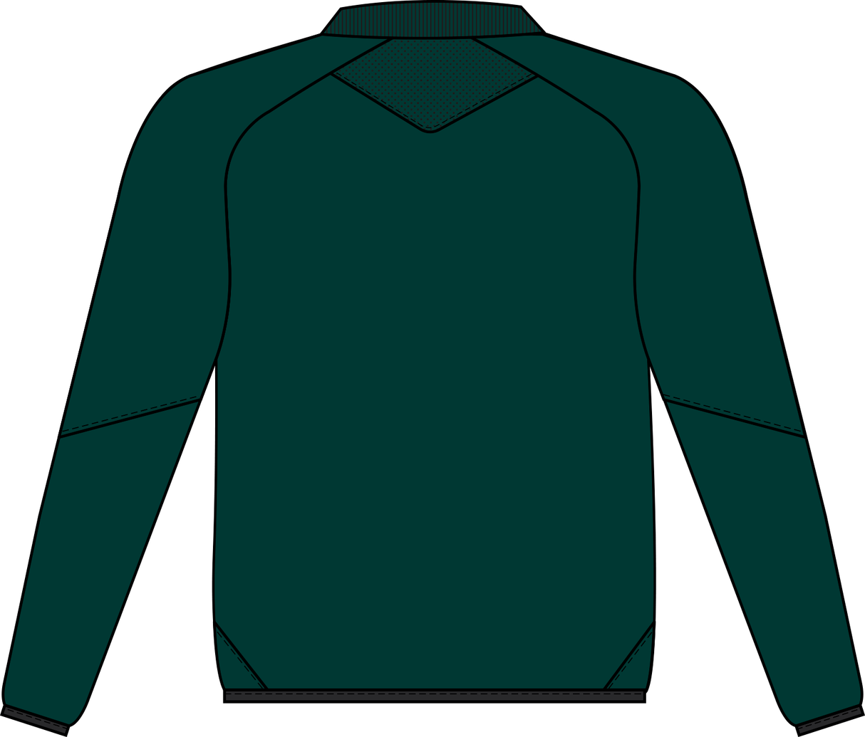 adidas Mexico Tiro Travel Crew Sweatshirt - Green