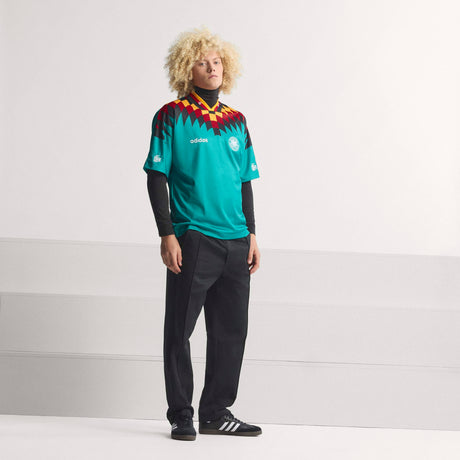 adidas Germany Away 1994 Men's Soccer Jersey - Green/Black/Red