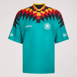 Camiseta de fútbol para hombre adidas Alemania Visitante 1994 - Verde/Negro/Rojo