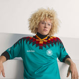 Camiseta de fútbol para hombre adidas Alemania Visitante 1994 - Verde/Negro/Rojo