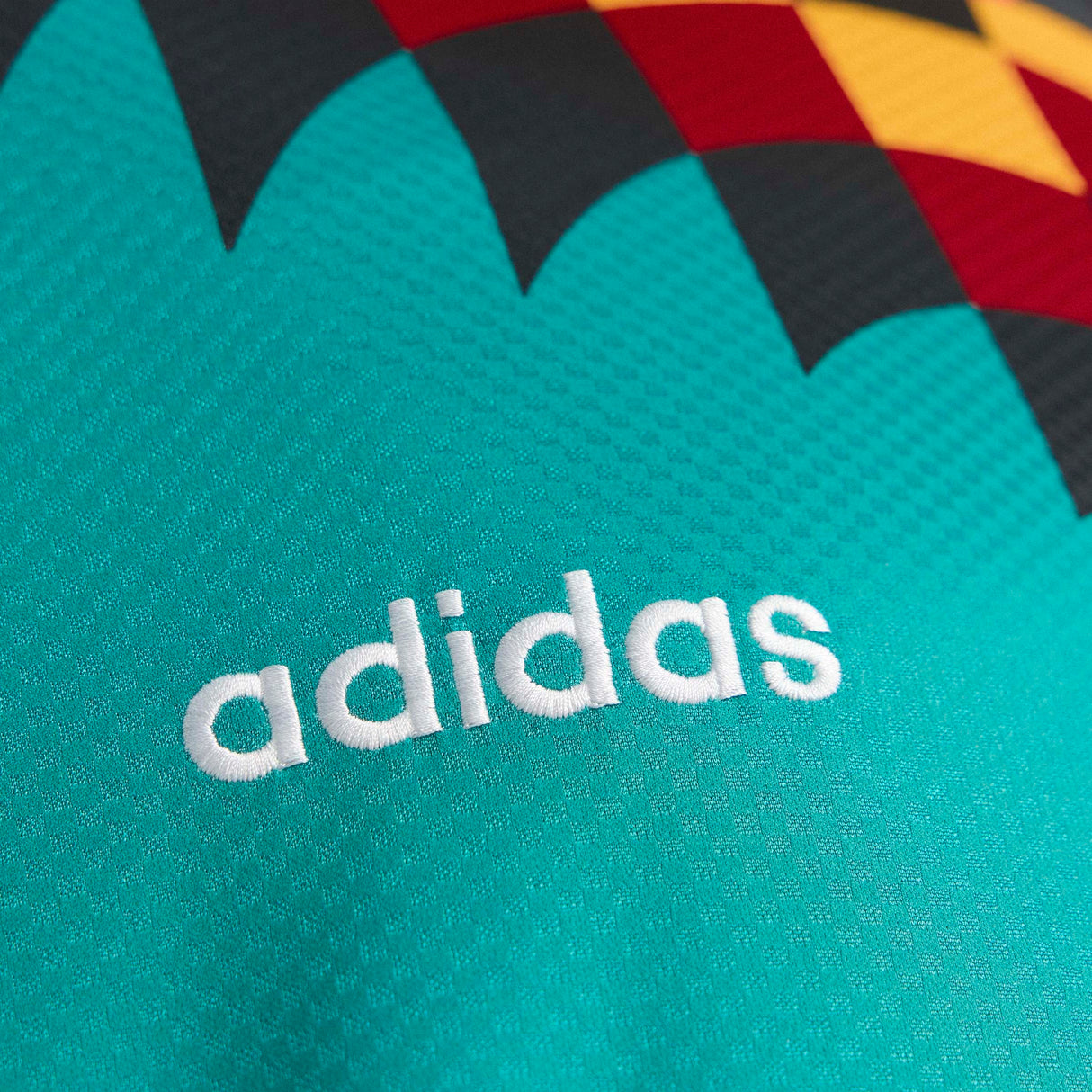 Camiseta de fútbol para hombre adidas Alemania Visitante 1994 - Verde/Negro/Rojo