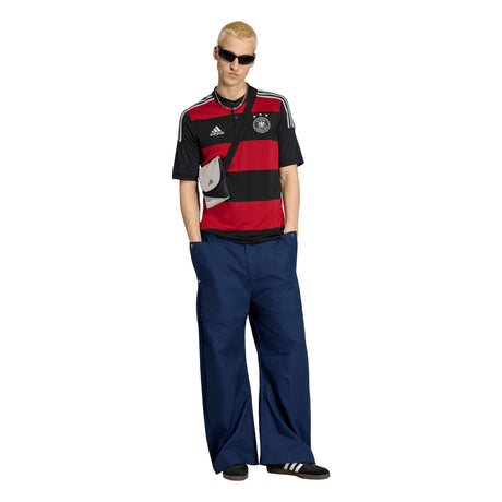 adidas Germany Away 2014 Men's Soccer Jersey - Black/Red/White