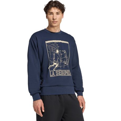 adidas Real Madrid Heritage Crew Men's Sweat - Navy
