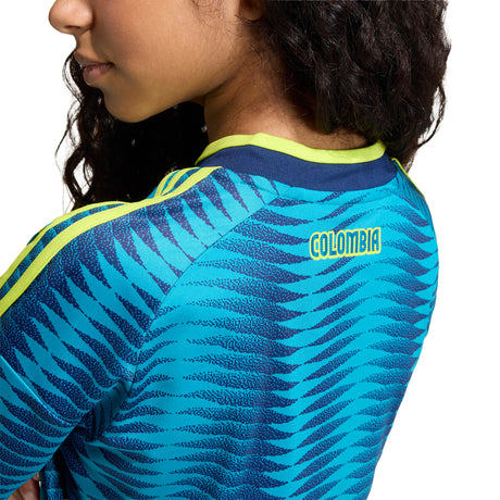 adidas Colombia Away Youth Soccer Jersey 2026 - Mistery Petrol/Navy