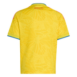 adidas Colombia Home Youth Soccer Jersey 26 - Yellow