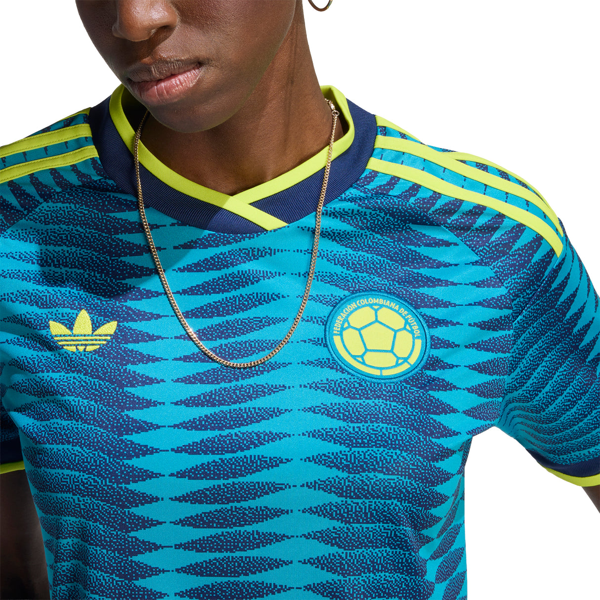 adidas Colombia Camiseta de Fútbol de Visitante para Mujer 2026 - Mistery Petrol/Navy