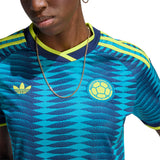 adidas Colombia Camiseta de Fútbol de Visitante para Mujer 2026 - Mistery Petrol/Navy