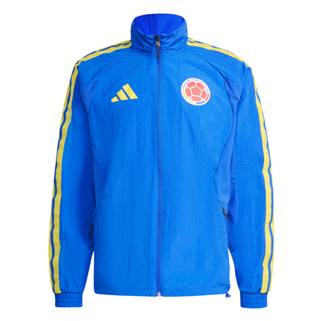 adidas Colombia Home Anthem Men's Soccer Jacket - Blue