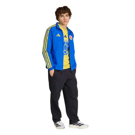adidas Colombia Home Anthem Men's Soccer Jacket - Blue