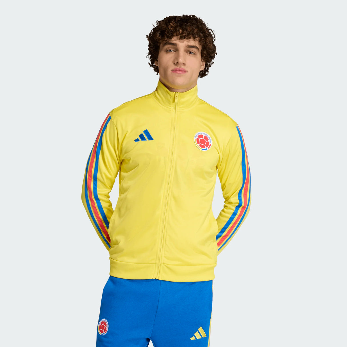 adidas Colombia DNA Track Top Soccer Jackets - Yellow