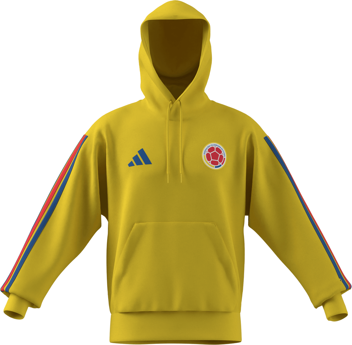 adidas Colombia DNA Soccer Fleece Hoodie - Yellow