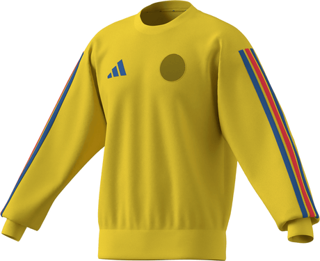 adidas Colombia DNA Men's Soccer Crew Sweat - Yellow