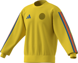 adidas Colombia DNA Men's Soccer Crew Sweat - Yellow