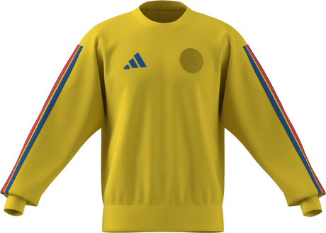 adidas Colombia DNA Men's Soccer Crew Sweat - Yellow
