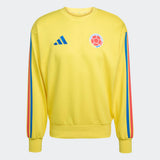 adidas Colombia DNA Men's Soccer Crew Sweat - Yellow