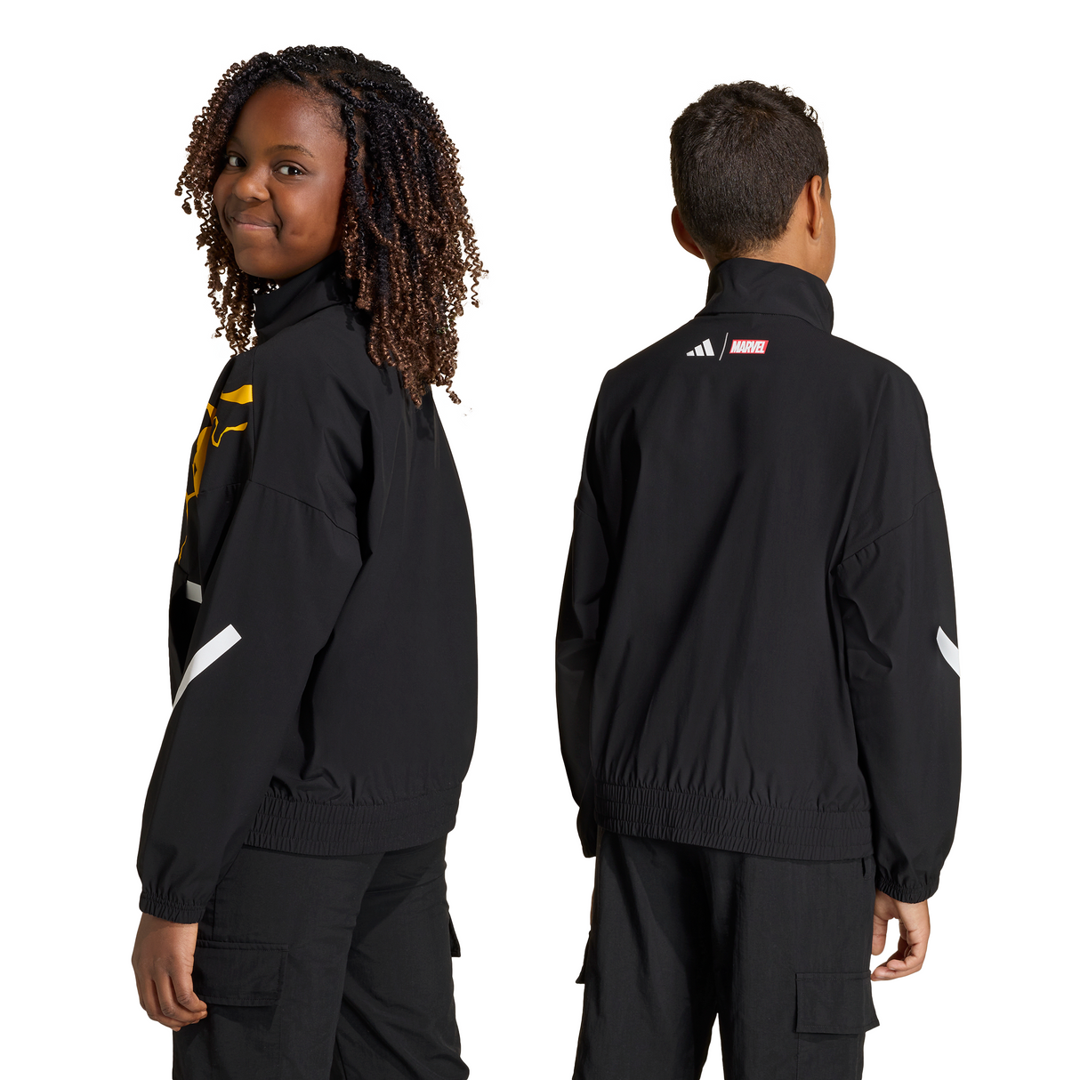 adidas Real Madrid Avengers Z.N.E Anthem Youth Soccer Jacket - Black