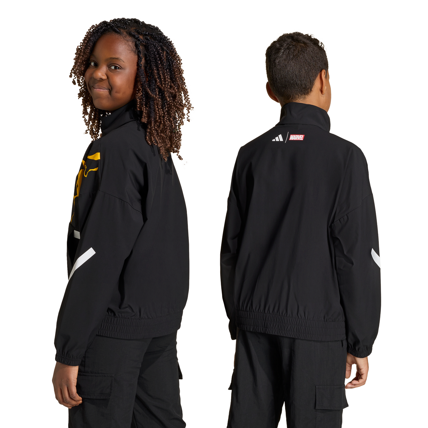 adidas Real Madrid Avengers Z.N.E Anthem Youth Soccer Jacket - Black