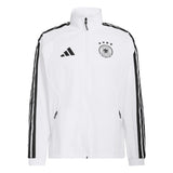 Chaqueta de fútbol adidas Alemania Home Anthem para hombre - Blanco/Negro