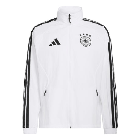 adidas Germany Home Anthem Men's Soccer Jacket - White/Black