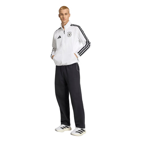adidas Germany Home Anthem Men's Soccer Jacket - White/Black
