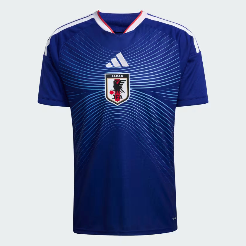 adidas Japan Home Men's Soccer Jersey 26 - Japan Blue / Ash Blue