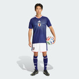 adidas Japan Home Men's Soccer Jersey 26 - Japan Blue / Ash Blue
