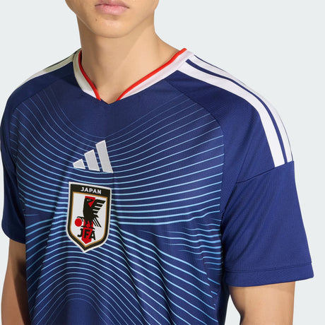 adidas Japan Home Men's Soccer Jersey 26 - Japan Blue / Ash Blue