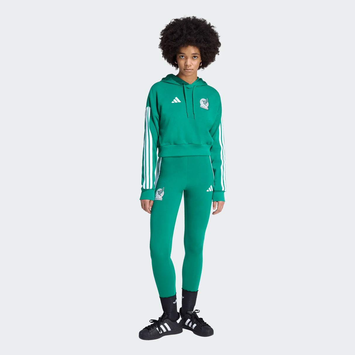 Mallas de Fútbol adidas México DNA para Mujer - Verdes