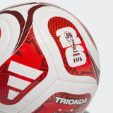 adidas World Cup Club Canada Soccer Ball - White/Red