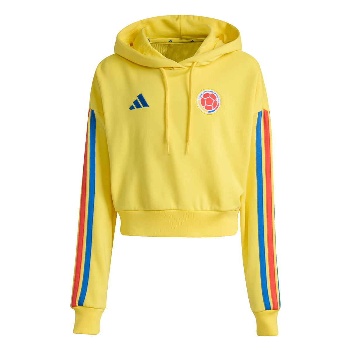 adidas Colombia DNA Women's Soccer Hoodie - Yellow