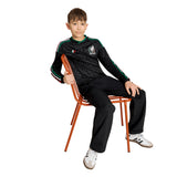 adidas Mexico Third Long Sleeve Youth Soccer Jersey 26 - Black