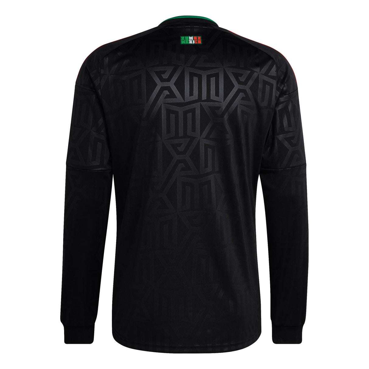 adidas Mexico Third Long Sleeve Men's Soccer Jersey 26 - Black