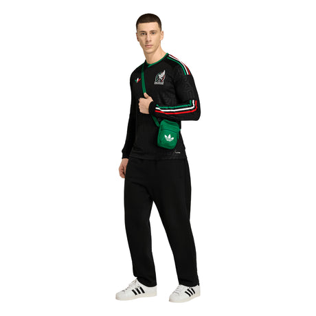 adidas Mexico Third Long Sleeve Men's Soccer Jersey 26 - Black