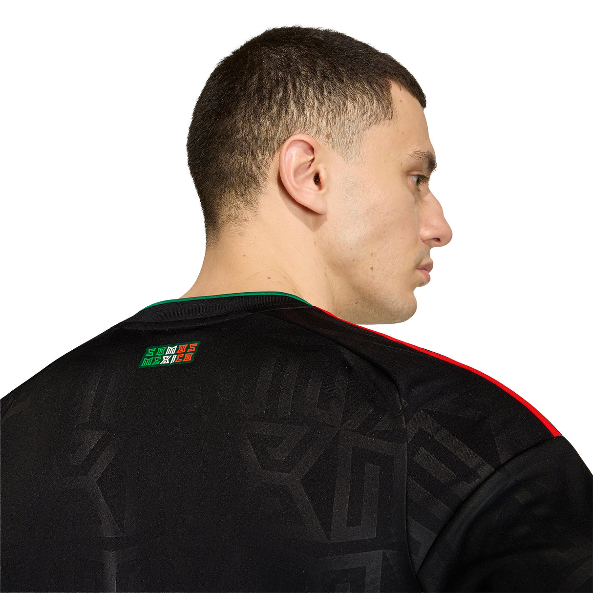 adidas Mexico Third Long Sleeve Men's Soccer Jersey 26 - Black