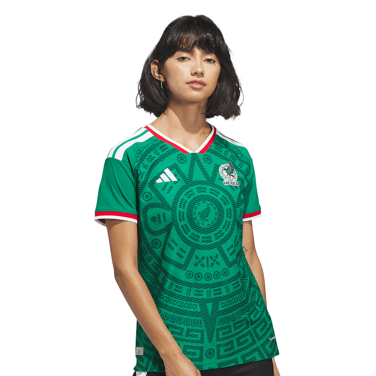 adidas Mexico Home Authentic Women''s Soccer Jersey - Green