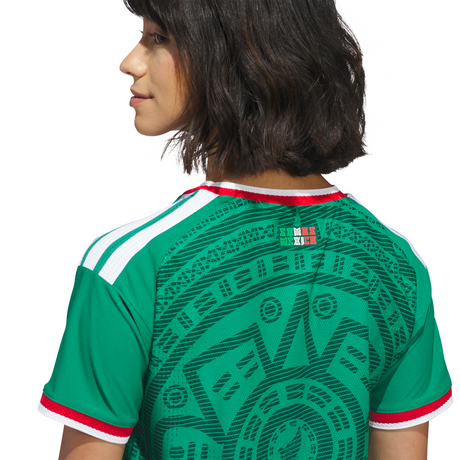 adidas Mexico Home Authentic Women''s Soccer Jersey - Green