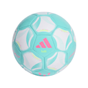 adidas Messi League Soccer Ball - White/Aqua
