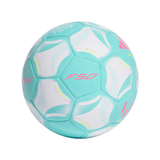 adidas Messi League Soccer Ball - White/Aqua