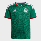 adidas Mexico Home Youth Soccer Jersey 26 - Green