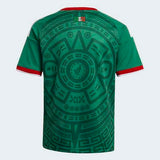 adidas Mexico Home Youth Soccer Jersey 26 - Green
