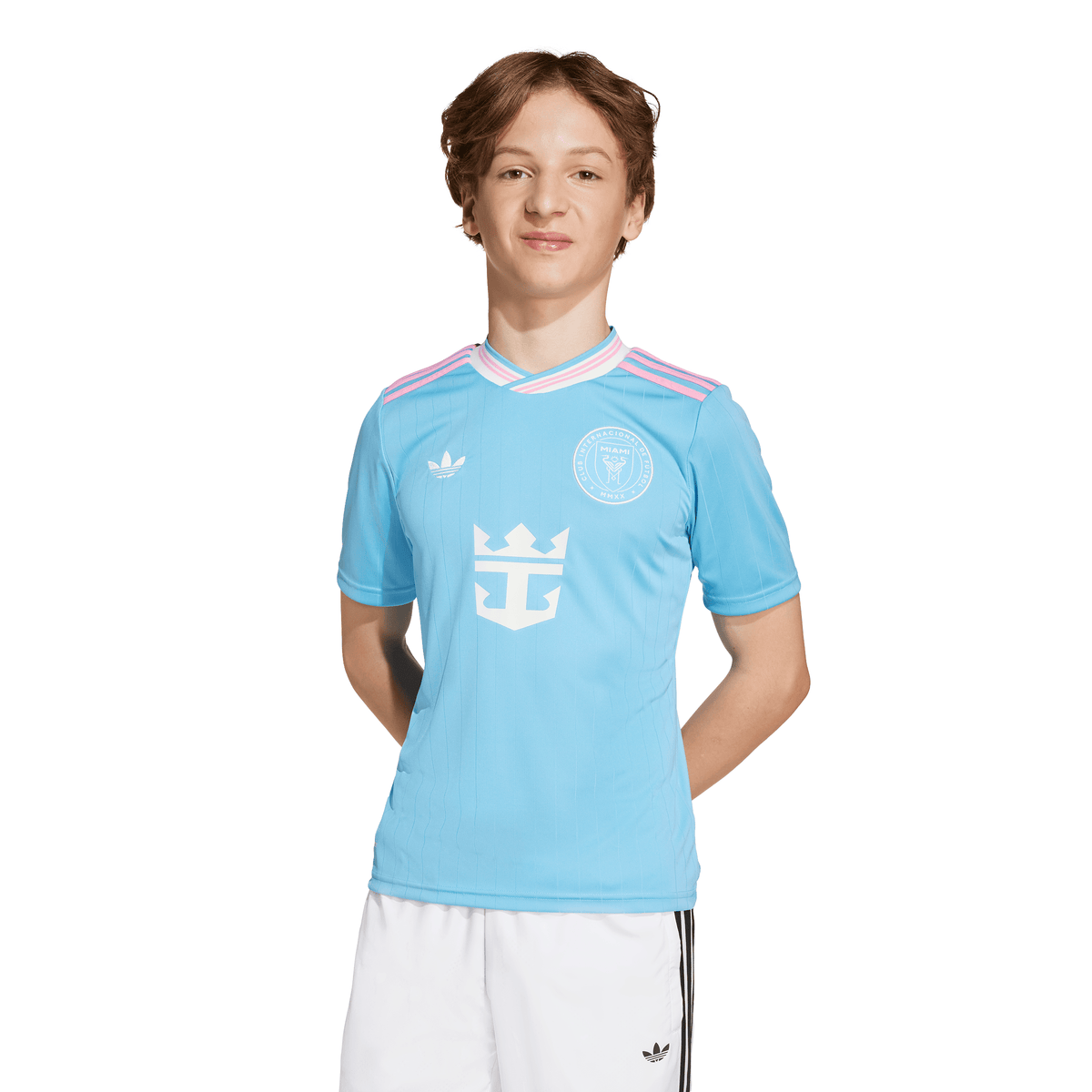 adidas Inter Miami CF 25/26 Third Youth  Soccer Jersey - Light Blue