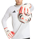 adidas Copa Pro Fingersave Goalkeeper Soccer Glove - White/Red/Black